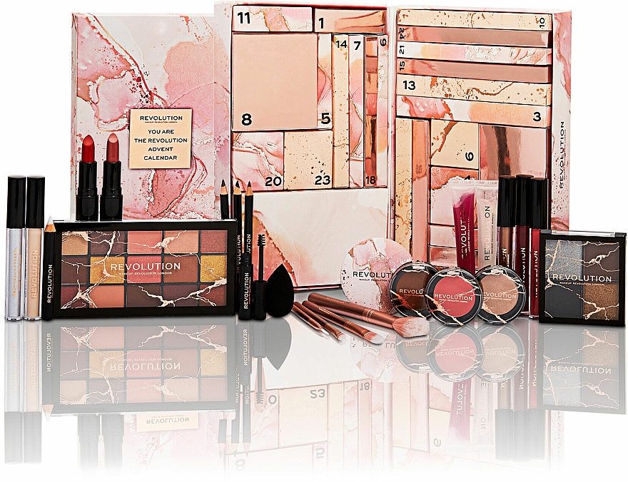 Kalendarz adwentowy, 25 produktów - Makeup Revolution You Are The Revolution Advent Calendar 2021  — Zdjęcie N4