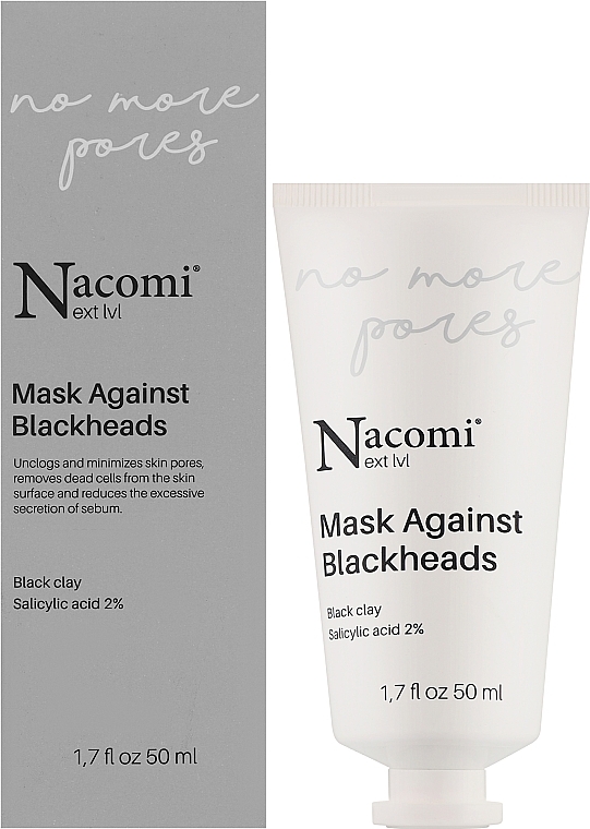 Maska do twarzy przeciw wągrom - Nacomi Next Level Mask Against Blackheads — Zdjęcie N2