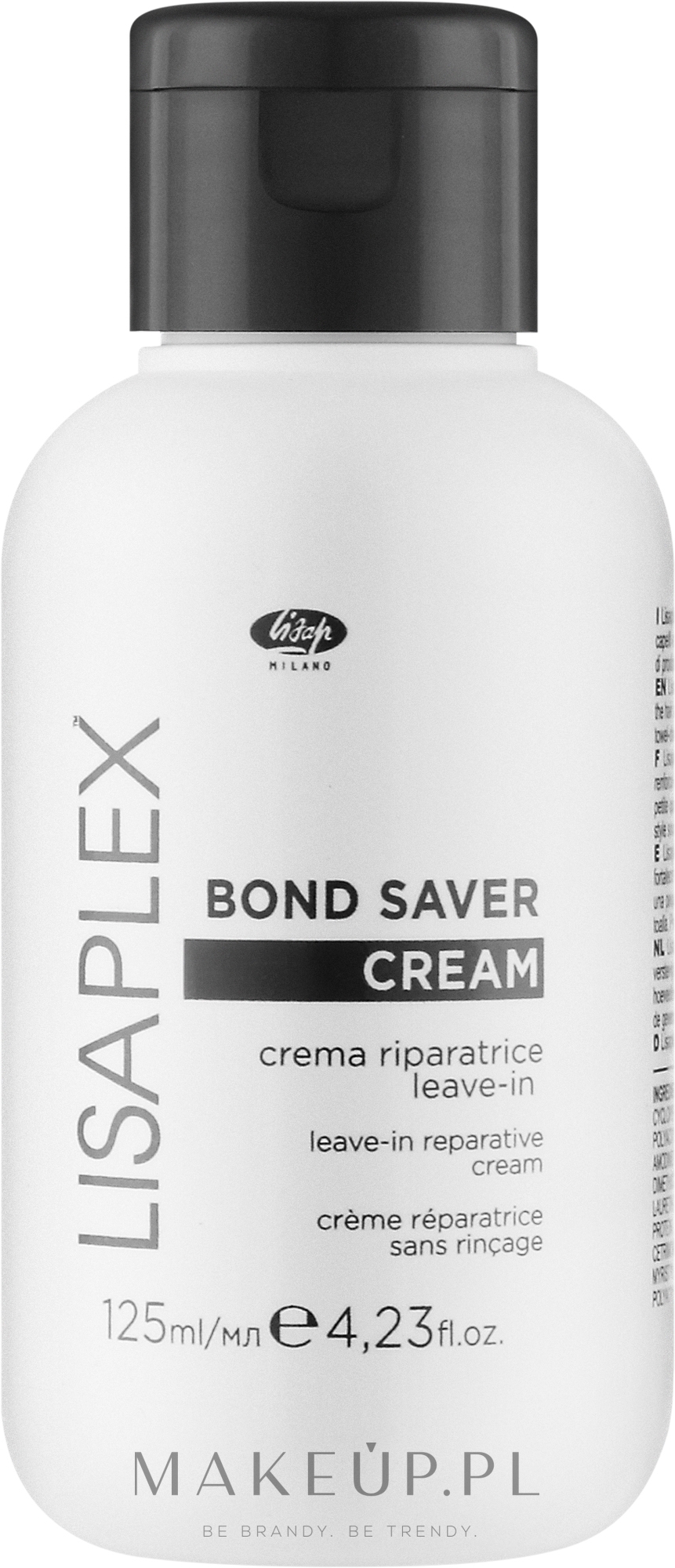 Krem do włosów - Lisap Lisaplex Bond Saver Cream — Zdjęcie 125 ml
