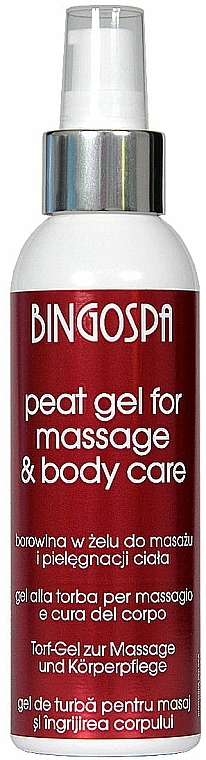 Borowina w żelu do masażu - BingoSpa Peat Gel Massage — Zdjęcie N1