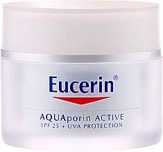 Krem do twarzy - Eucerin AquaPorin Active Deep Long-lasting Hydration For All Skin Types SPF 25 + UVA — Zdjęcie N2