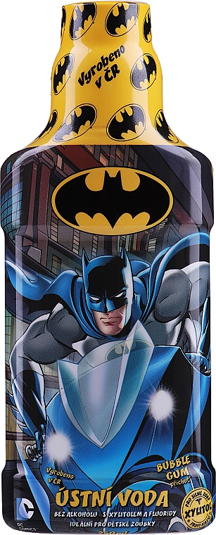 Płyn do płukania jamy ustnej dla dzieci - VitalCare Batman Mouthwash — Zdjęcie N1