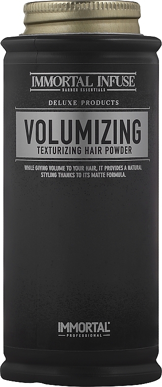 Wosk w proszku do stylizacji, czarny - Immortal Infuse Volume-Styling Powder Wax — Zdjęcie N1