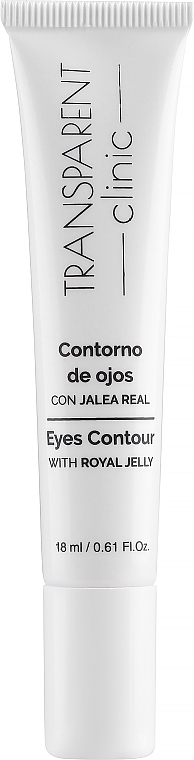 Krem na kontur oczu z mleczkiem pszczelim - Transparent Clinic Eye Contour Cream — Zdjęcie N1