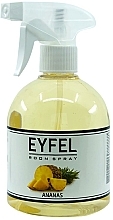 Ananasowy odświeżacz powietrza w sprayu - Eyfel Perfume Room Spray Pineapple — Zdjęcie N1