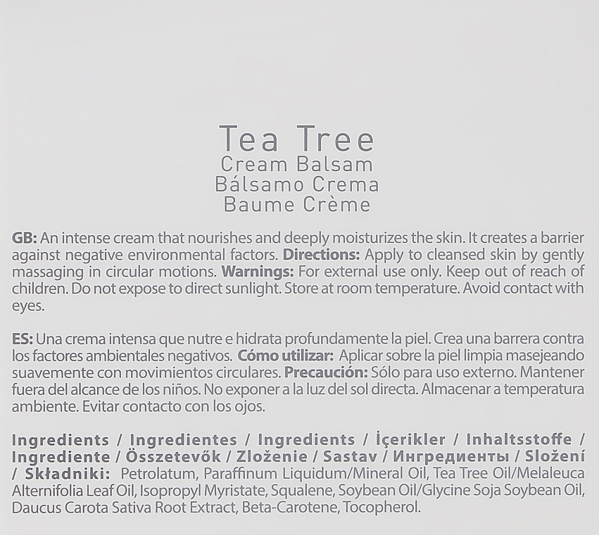 Krem do twarzy - Farmasi Dr.C.Tuna Tea Tree Cream Balsam — Zdjęcie N3