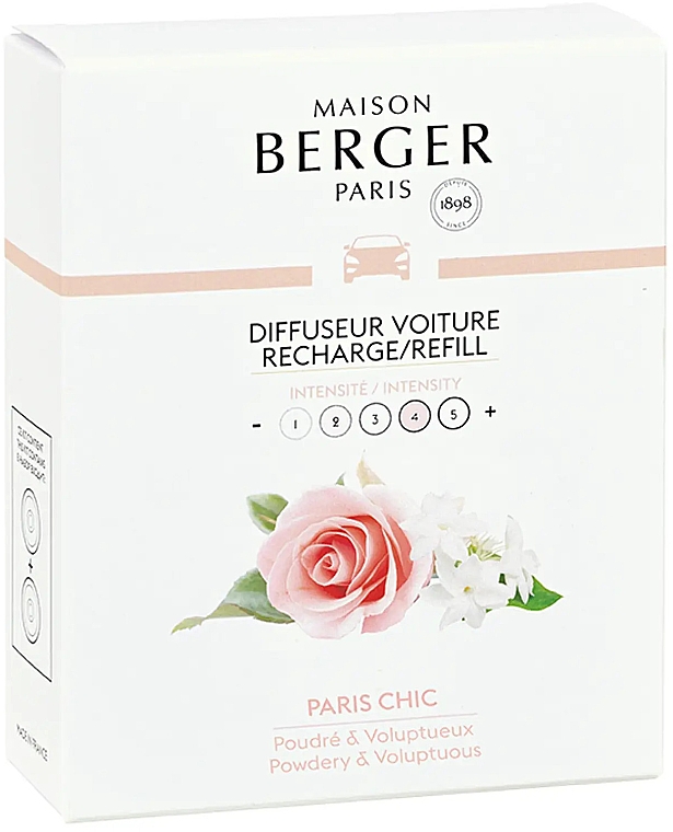 Maison Berger Paris Chic - Odświeżacz do samochodu (wkład uzupełniający) — Zdjęcie N1