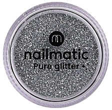 Kup Brokat do zdobienia paznokci - Nailmatic Pure Glitter Small Silver Glitter