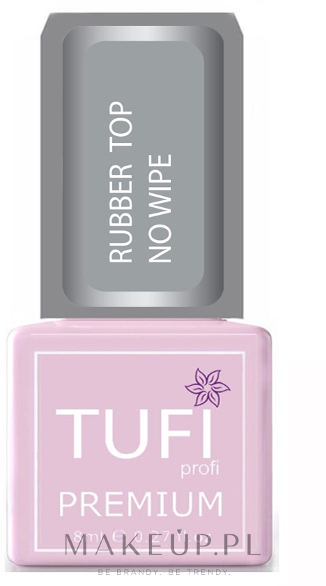 Top do paznokci - Tufi Profi Premium Rubber Top No Wipe — Zdjęcie 8 ml