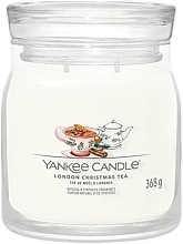 Świeca zapachowa w słoiku London Christmas Tea, 2 knoty - Yankee Candle Singnature  — Zdjęcie N1