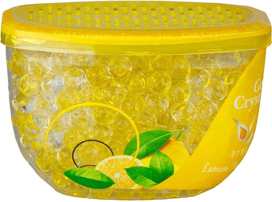 Odświeżacz powietrza w żelu Herbata cytrynowa - Ardor Air Freshener Gel Crystals Lemon Tea — Zdjęcie N1