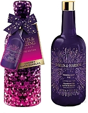 Pianka do kąpieli w pudełku upominkowym - Baylis & Harding Moonlight Fig Sparkly Sequin Bath Bubbles Gift — Zdjęcie N1