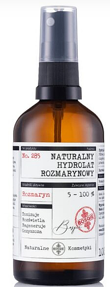 Naturalny hydrolat rozmarynowy - Bosqie Natural Hydrolat Rosemary — Zdjęcie N1