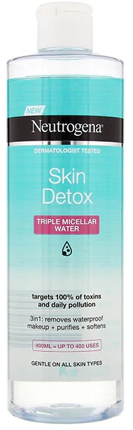 Woda micelarna do twarzy - Neutrogena Skin Detox Triple Micellar Water — Zdjęcie N1