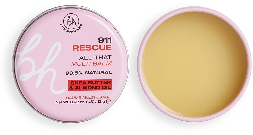 Wielofunkcyjny balsam - BH Cosmetics Los Angeles 911 Rescue All That Multi Balm — Zdjęcie N1