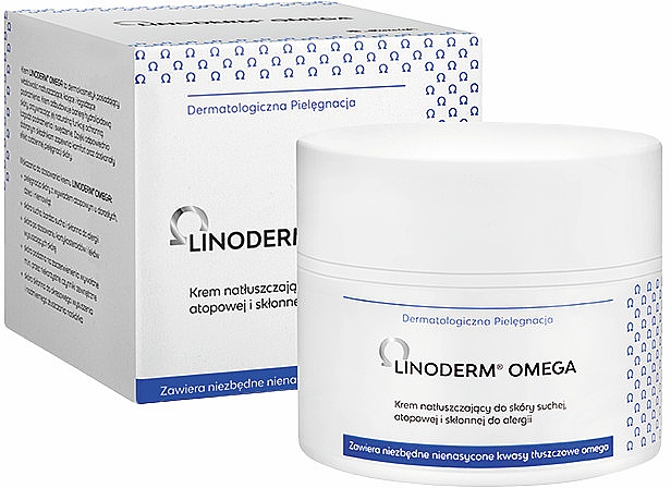 Rewitalizujący krem ​​do twarzy - Linoderm Omega Cream — Zdjęcie N1
