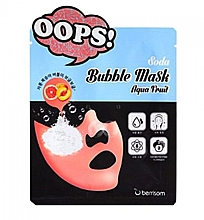 Kup Bąbelkująca maseczka nawilżająca w płachcie do twarzy - Berrisom Soda Bubble Mask Aqua Fruit