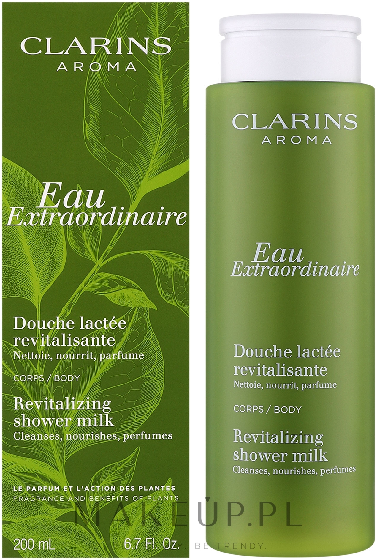 Clarins Eau Extraordinaire - Odżywcze perfumowane mleczko pod prysznic — Zdjęcie 200 ml