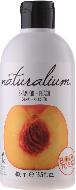 Szampon do włosów Brzoskwinia - Naturalium Shampoo Peach