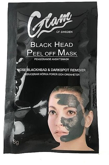 Oczyszczająca maska do twarzy z organiczną bergamotką - Glam Of Sweden Black Head Peel Off Head Mask — Zdjęcie N1