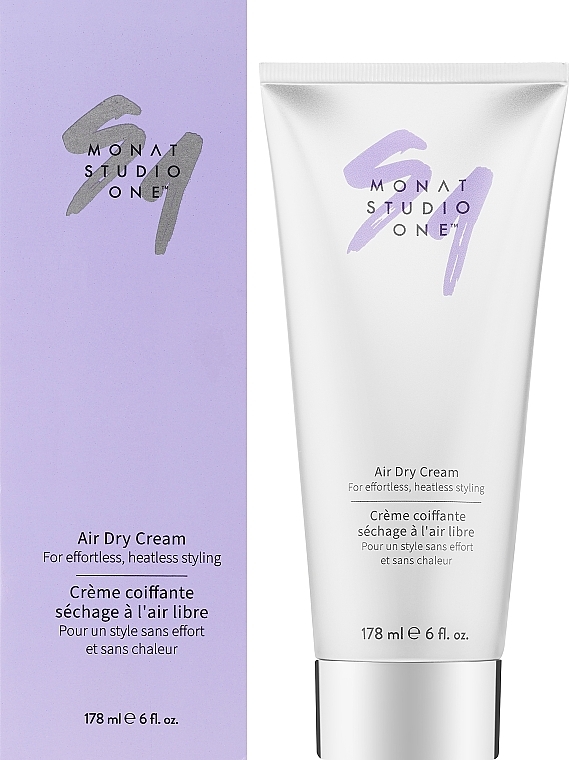 Łagodny krem do stylizacji - Monat Studio One Air Dry Cream — Zdjęcie N2