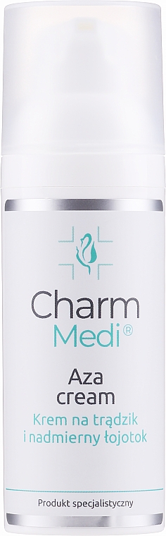 Krem na trądzik i nadmierny łojotok - Charmine Rose Charm Medi Aza Cream — Zdjęcie N2