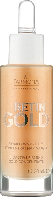 Bioaktywny złoty koncentrat napinający - Farmona Professional Retin Gold Bioactive Firming Gold Concentrate — Zdjęcie N1
