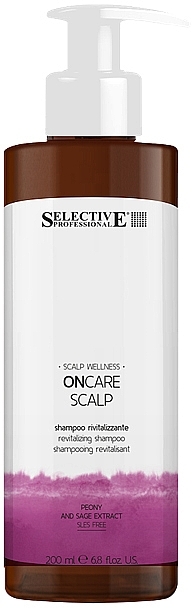 Szampon do włosów łamliwych i wypadających - Selective Professional OnCare Scalp Revitalizing Shampoo — Zdjęcie N1