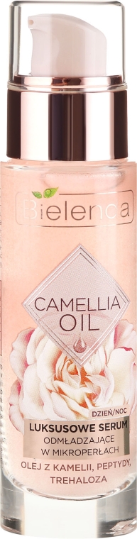 Luksusowe serum odmładzające w mikroperłach - Bielenda Camellia Oil — Zdjęcie N2