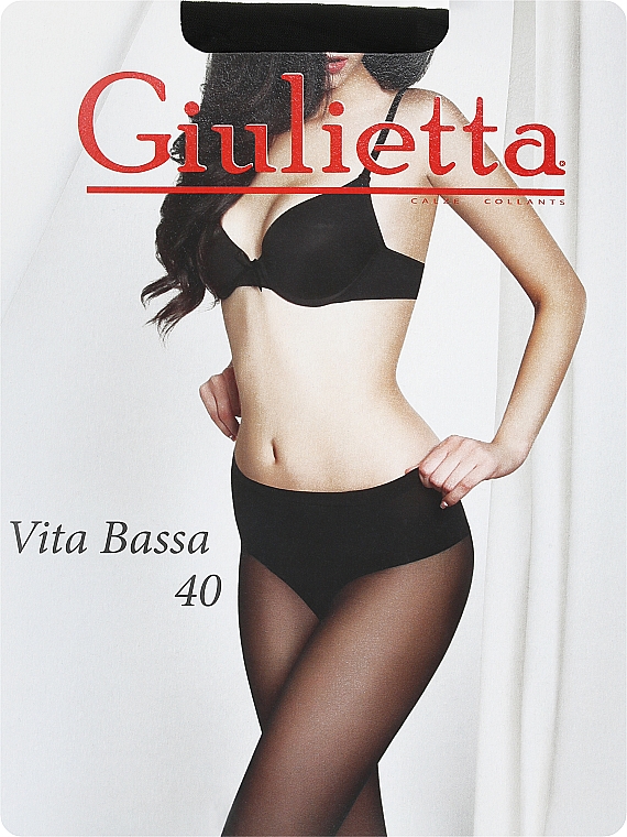 Rajstopy damskie Vita Bassa, 40 Den, nero - Giulietta — Zdjęcie N1