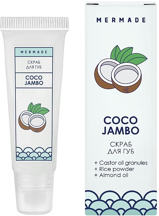 Peeling do ust Migdał i kokos - Mermade Coco Jambo