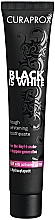 PRZECENA! Wybielająca czarna pasta do zębów z węglem aktywnym - Curaprox Black Is White * — Zdjęcie N1