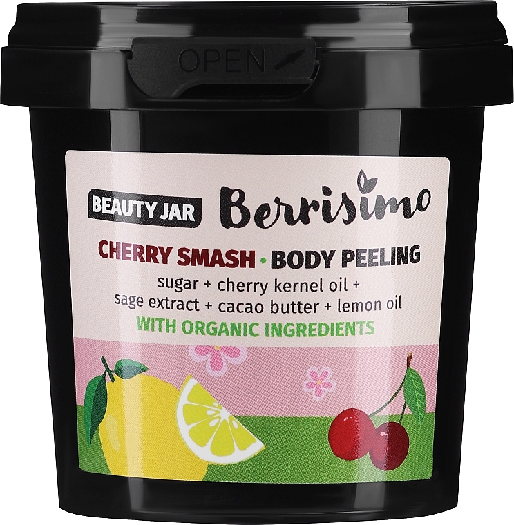 Peeling do ciała - Beauty Jar Berrisimo Cherry Smash Body Peeling — Zdjęcie N1
