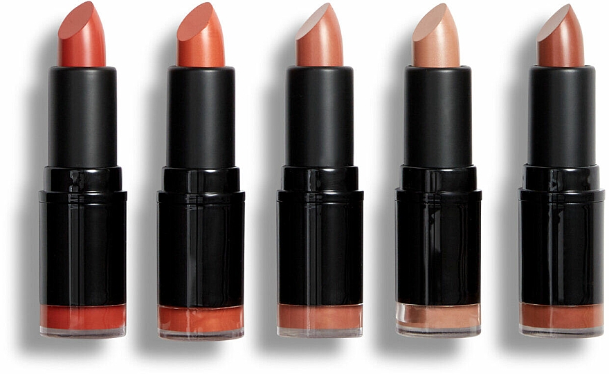 Zestaw 5 pomadek do ust - Revolution Pro Lipstick Collection Burnt Nudes — Zdjęcie N1