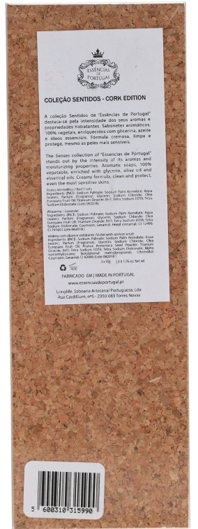 Zestaw mydeł w kostce - Essências de Portugal Senses Cork Edition (3 x soap 50 g) — Zdjęcie N2