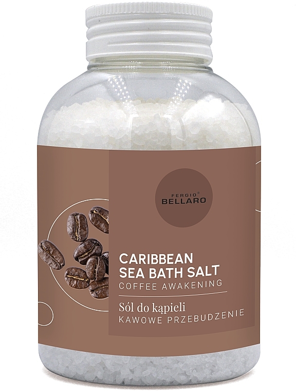 Sól do kąpieli Kawowe przebudzenie - Fergio Bellaro Caribbean Sea Bath Salt Coffee Awakening — Zdjęcie N1