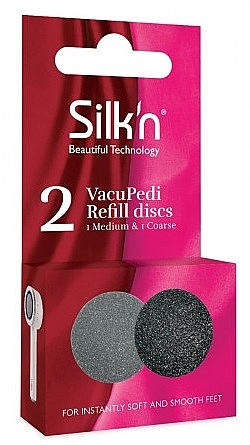 Wymienne dyski do pedicure - Silk'n VacuPedi Refill Discs Medium & Coarse — Zdjęcie N1