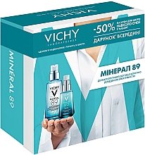 Kup Zestaw kosmetyków do twarzy - Vichy Mineral 89 (booster/50ml + eye/gel/15ml)