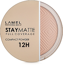 Kompaktowy puder matujący do twarzy - LAMEL Make Up Stay Matte Compact Powder — Zdjęcie N2