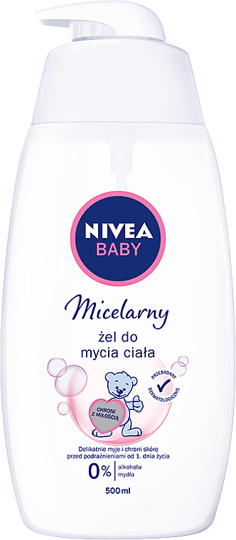Żel micelarny do mycia ciała dla dzieci - NIVEA BABY Micellar Body Wash Gel