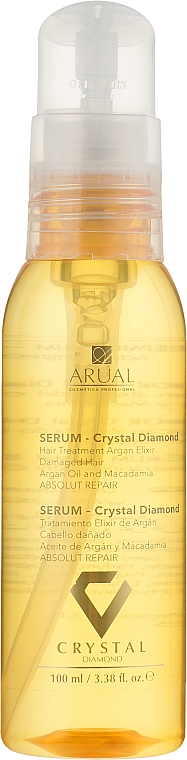 Wielofunkcyjne serum z olejkiem makadamia i arganowym - Arual Crystal Diamond Serum — Zdjęcie N1