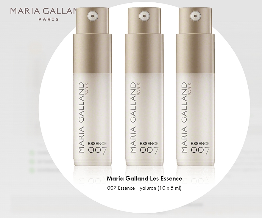 Esencja hialuronowa do oczu - Maria Galland Paris 007 Essence Hyaluron — Zdjęcie N2