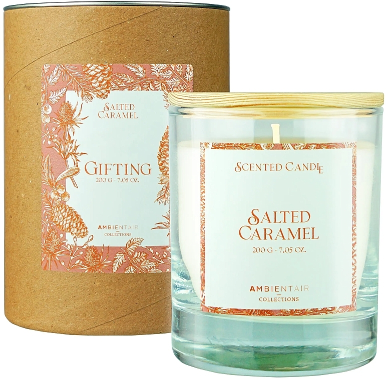 Świeca zapachowa Salted Caramel - Ambientair Gifting Scented Candle Special Edition — Zdjęcie N1