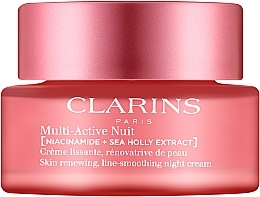 Kup Krem na noc do każdego rodzaju skóry - Clarins Multi-Active Jour Niacinamide+Sea Holly Extract Glow Boosting Line-Smoothing Night Cream