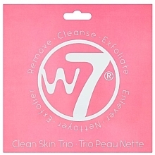 Kup PRZECENA! Zestaw płatków oczyszczających - W7 Clean Skin Trio Pads *