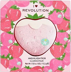 Wypiekany rozświetlacz - I Heart Revolution Tasty 3D Strawberry Highlighter — Zdjęcie N1