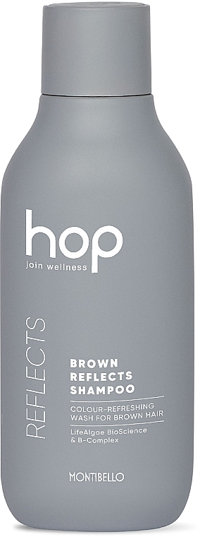 Szampon do włosów brązowych - Montibello HOP Brown Reflects Shampoo — Zdjęcie N1