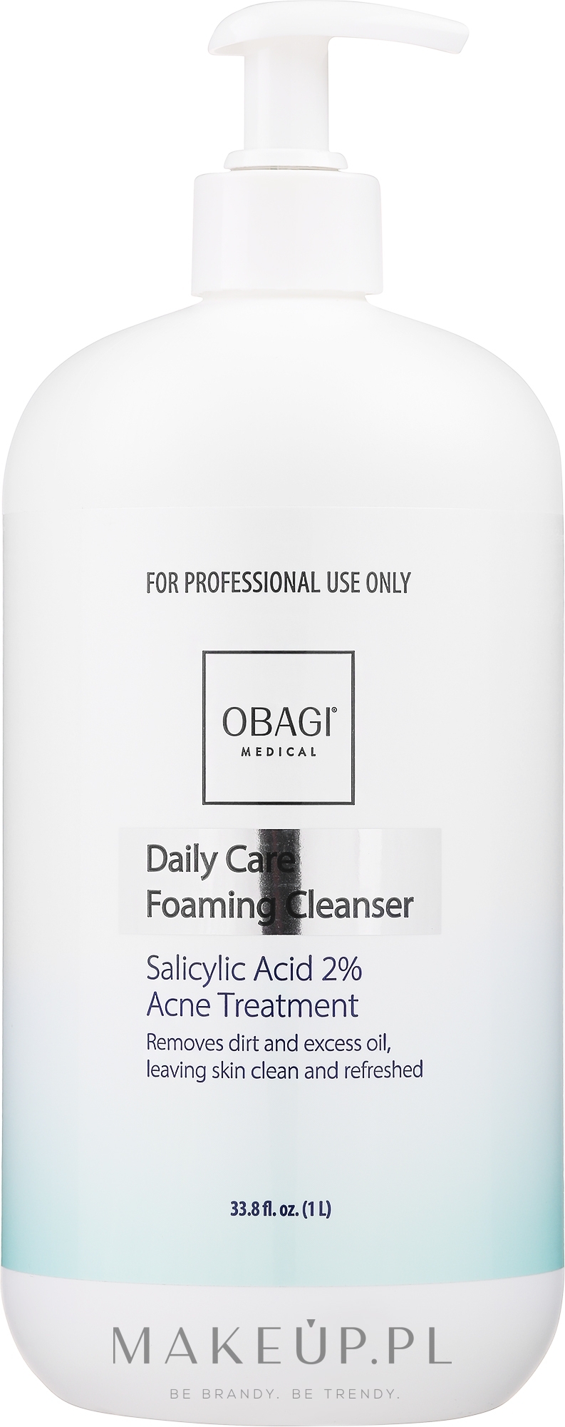 Oczyszczający żel do mycia twarzy - Obagi Medical CLENZIderm M.D. Daily Care Foaming Cleanser Salicylic Acid 2% — Zdjęcie 1000 ml
