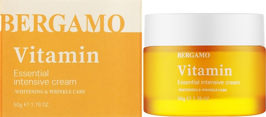 Odżywczy krem do twarzy - Bergamo Vitamin Essential Intensive Cream — Zdjęcie N2