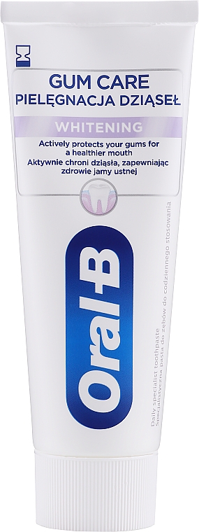 Pasta do zębów - Oral-B Gum Care Whitening Toothpaste — Zdjęcie N1